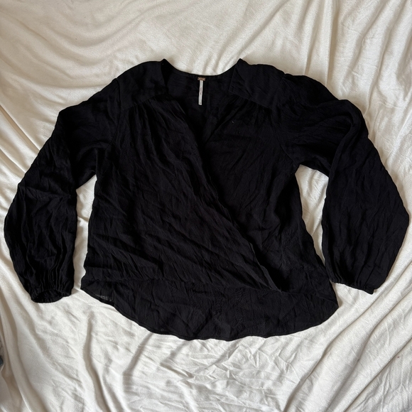 Free People Check On It Wrap Top - Picture 4 of 8